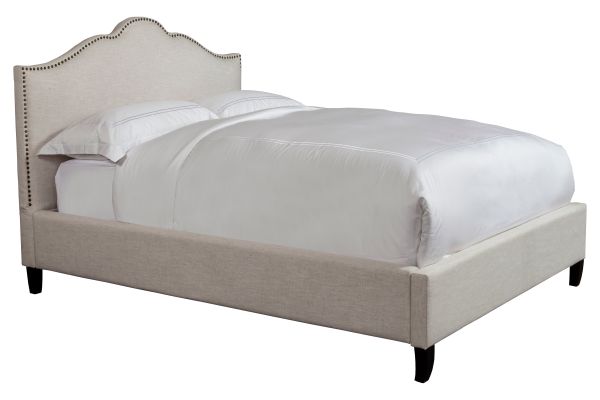Blaire King Natural Upholstered Bed 