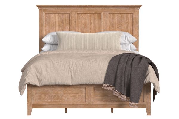 San Mateo Natural Queen Storage Bed 