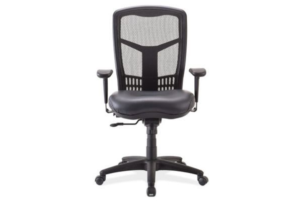 OfficeSource CoolMesh Synchro, High Back Mesh Chair with Seat Slider and Black Frame