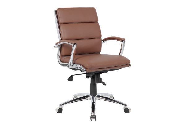 OfficeSource | Merak | Executive Mid Back with Chrome Frame