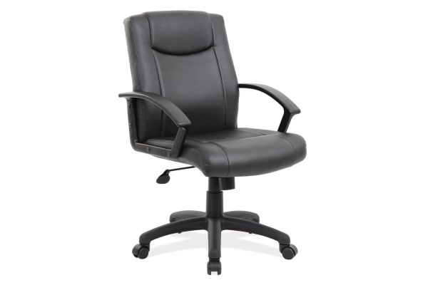 OfficeSource Advantage Collection Executive Mid Back with Black Frame