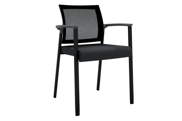 OfficeSource | Oslo | Mesh Back Stacking Guest Chair