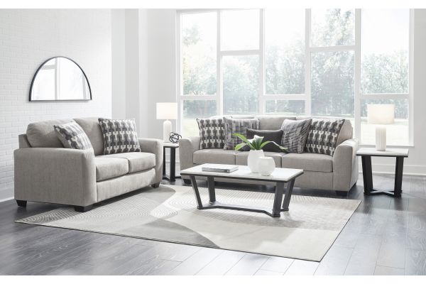 Avenal Park Flannel 8-Piece Living Room Set