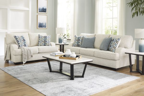 Valerano Parchment 8-Piece Living Room Set