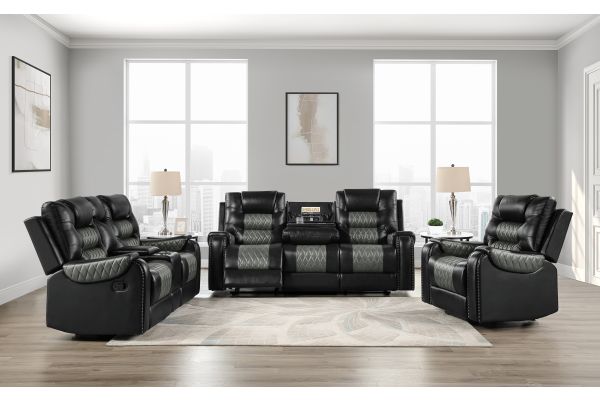 Hart Glider Reclining Chair - Black