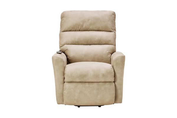Liam Beige Power Lift Chair by La-Z-Boy