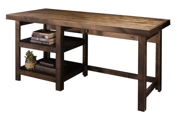 Sausalito 60 inch Workstation Desk - Whiskey