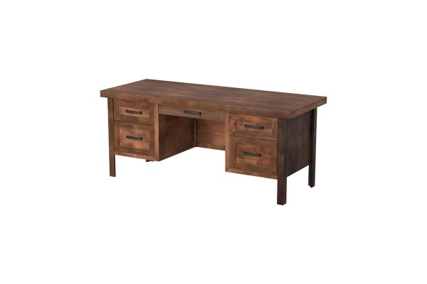 Sausalito 71 inch Executive Desk - Whiskey