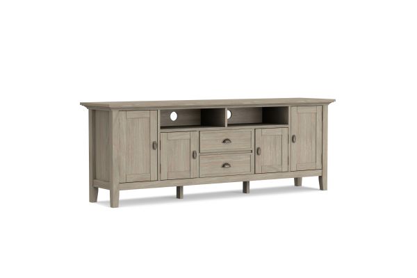 Redmond 72 inch TV Media Stand - Distressed Grey