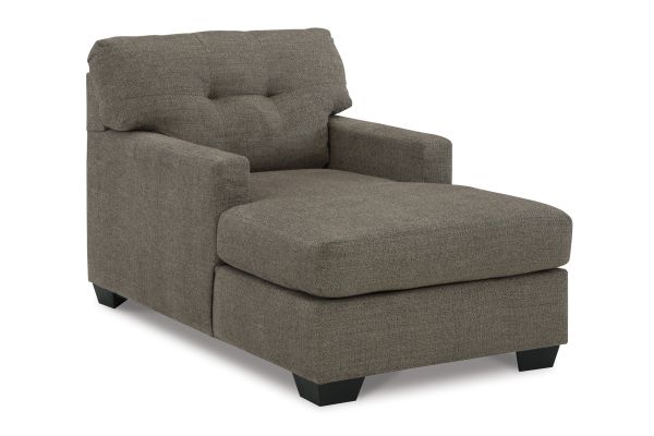 Mahoney Chaise - Chocolate