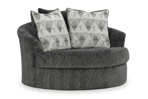 Biddeford Oversized Swivel Accent Chair