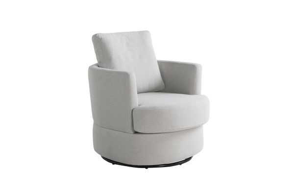 Eddington Swivel Accent Chair - Ivory