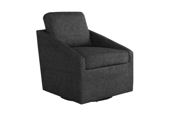 Hamilton Swivel Accent Chair - Black
