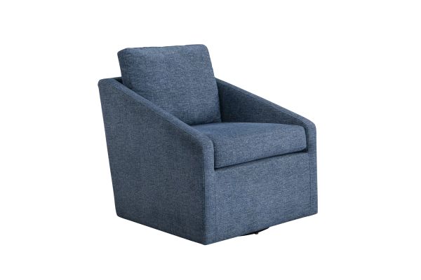 Hamilton Swivel Accent Chair - Blue