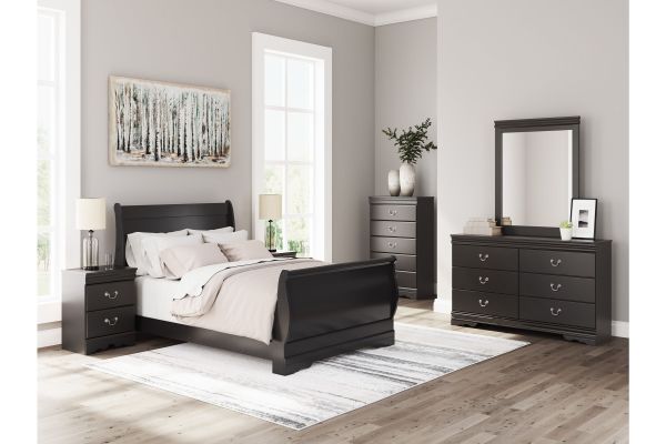 Huey Vineyard Full Sleigh Bed
