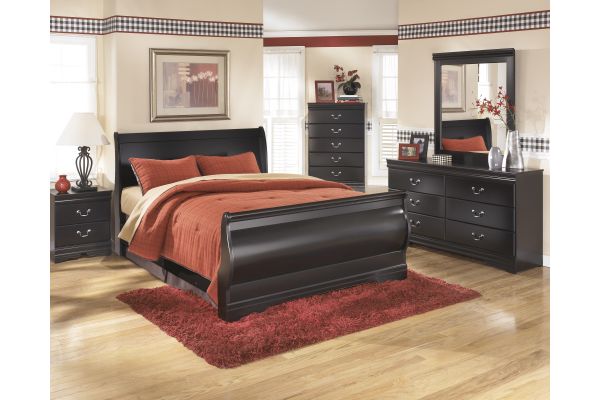 Huey Vineyard Queen Sleigh Bed