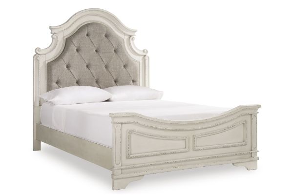 Realyn California King Upholstered Panel Bed