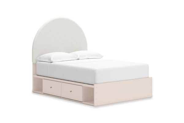 Wistenpine Full Upholstered Panel Bed with Storage