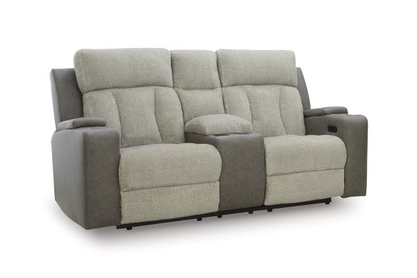 WhipLash Power Reclining Loveseat with Console