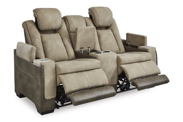Next-Gen DuraPella Power Reclining Loveseat with Console