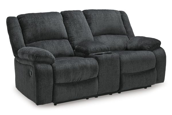 Draycoll Reclining Loveseat with Console