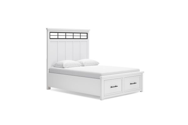 Ashbryn Queen Panel Storage Bed