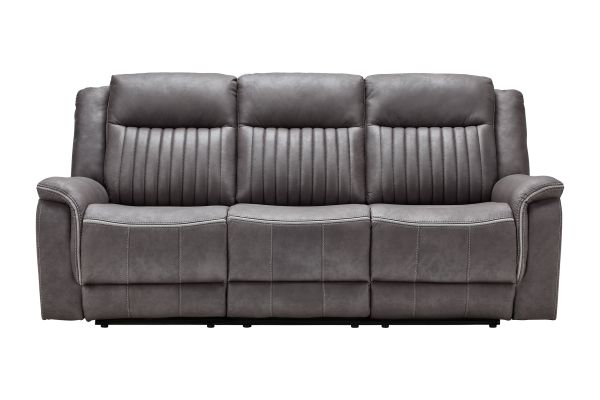 Tyson Grey Reclining Sofa