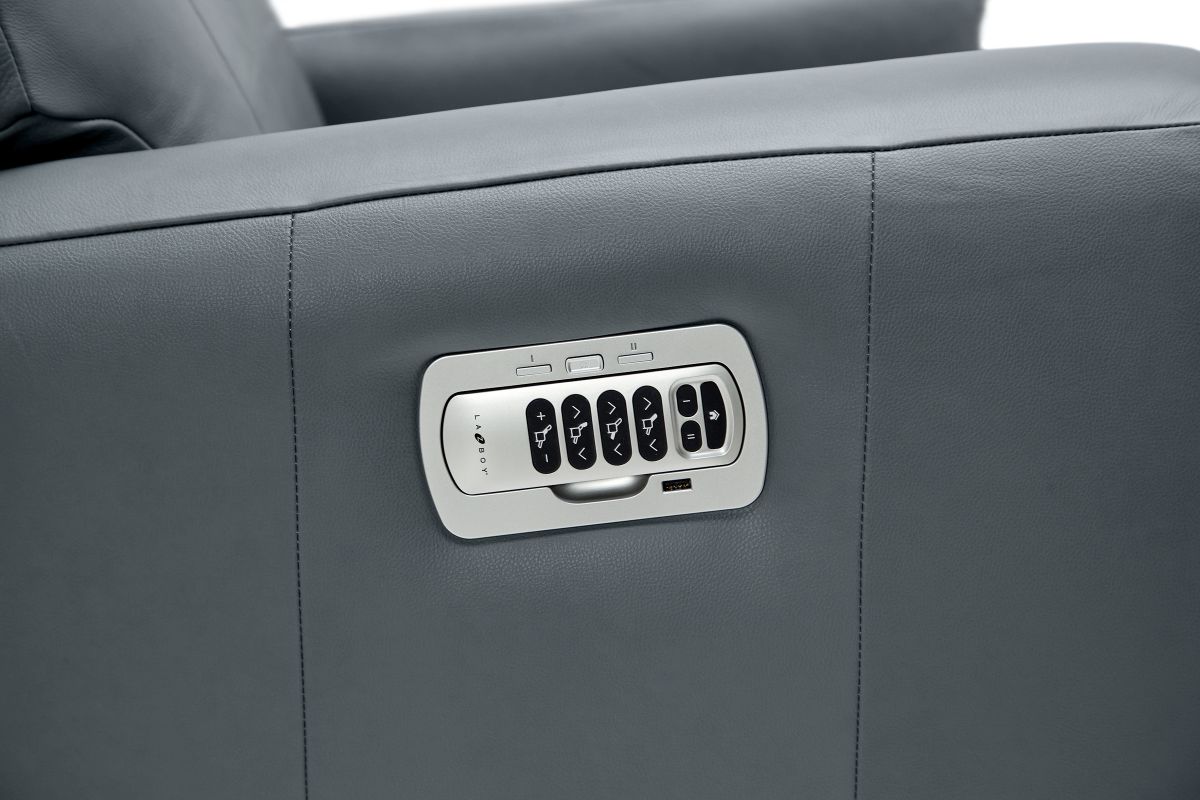 Apollo Quad Power Leather Rocker Recliner by La-Z-Boy 11