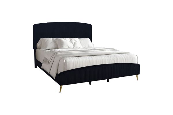  Kailani Black California King Panel Bed