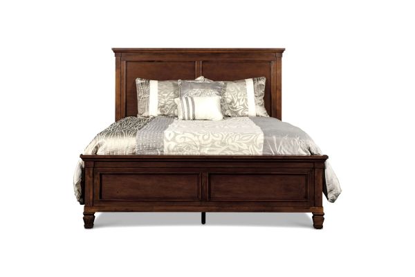 Tamarack Brown Cherry Queen Panel Bed