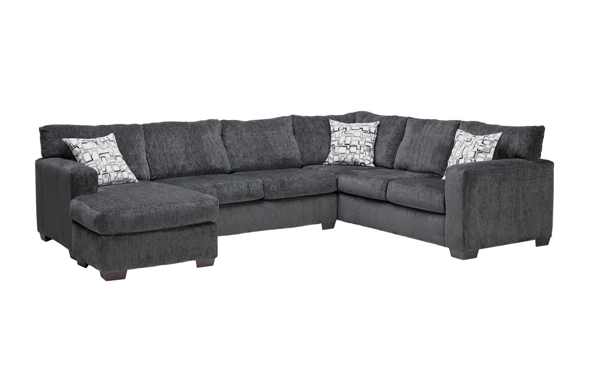 Presley Stone 2-Piece Sectional with Left Arm Facing Chaise 3
