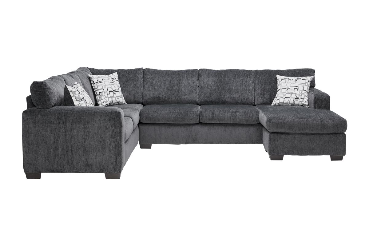 Presley Stone 2-Piece Sectional with Right Arm Facing Chaise 3