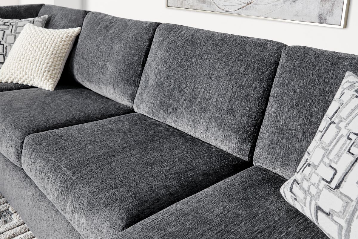 Presley Stone 2-Piece Sectional with Right Arm Facing Chaise 8