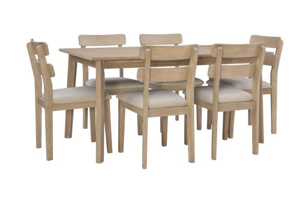 Daly 7 Piece Dining Group Natural