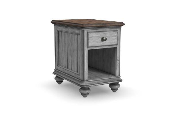 Plymouth Gray Chairside Table