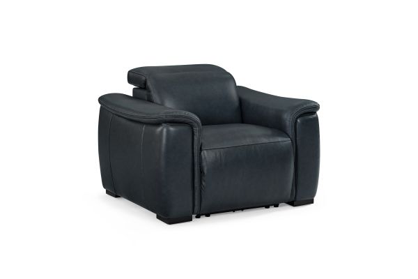 Camden Black Power Recliner with Power Headrest