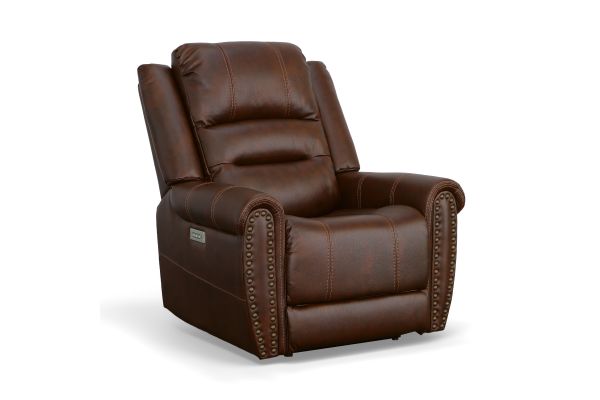 Oscar Pumpernickel Fabric Power Recliner