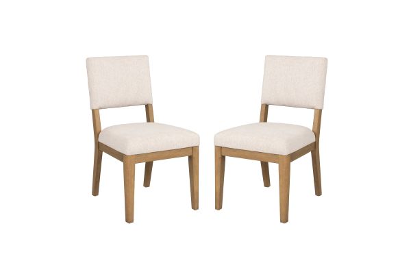 Millwork Off-White Pair of Dining Chairs