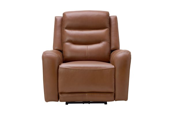 Bryant Brown Leather Dual Power Recliner