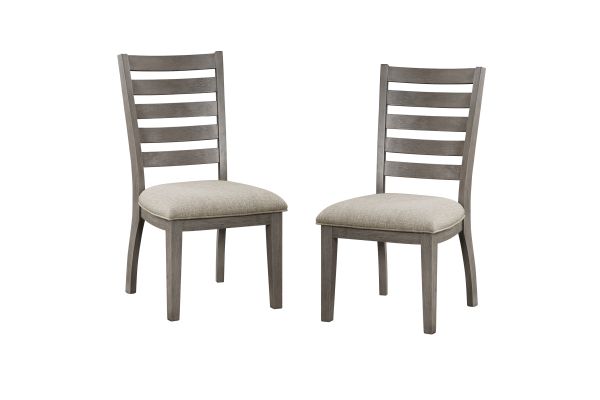 Tigard Gray Side Chair (Set of Two)