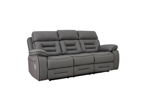 Apollo Power Reclining Sofa - Gray