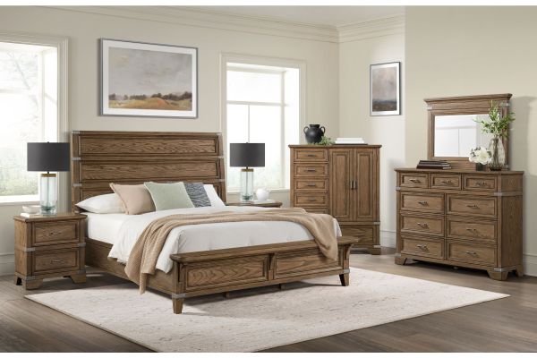 Forge Brown 6-Piece Queen Bedroom Set 