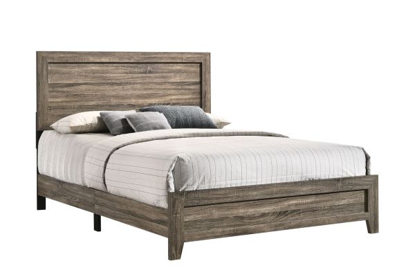 Louis Queen Panel Bed in a Box with USB Port
