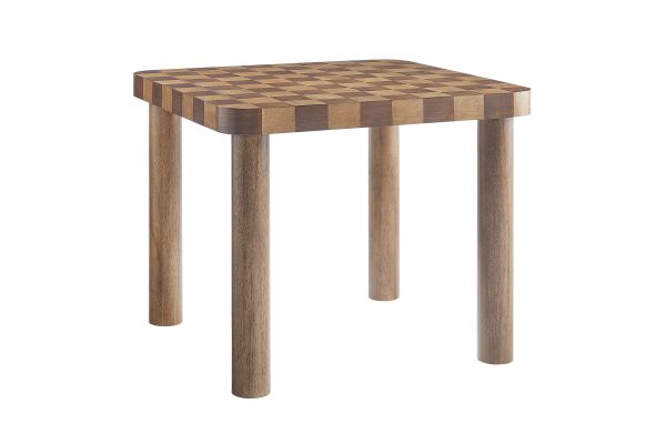 Oscar 36 Inch Square Checkered Dining Table by Modway