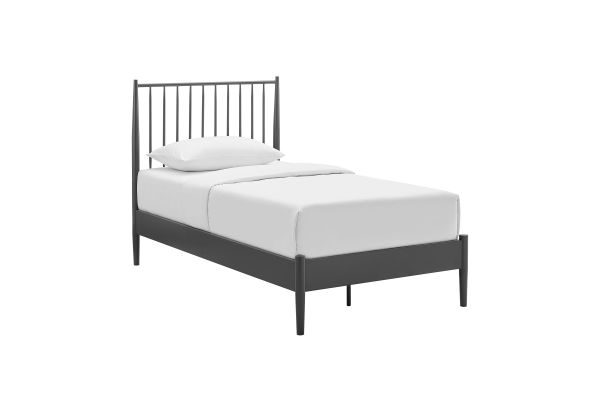 Adair Spindle Metal Twin Platform Bed by Modway