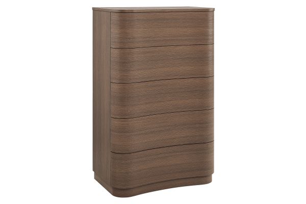Mirae 5-Drawer Curved Dresser Chest of Drawers by Modway