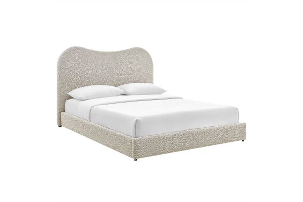 Seluna Boucle Queen Platform Bed by Modway
