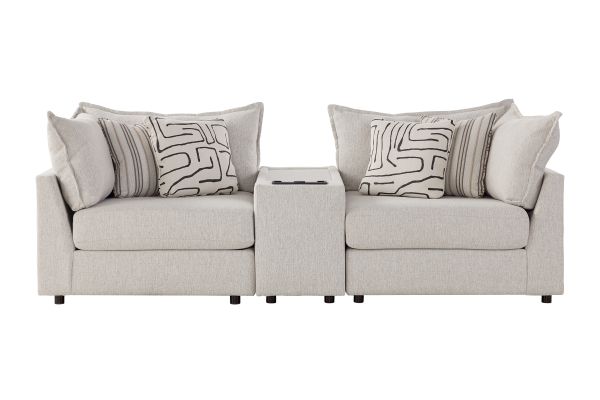 Dream Corner Loveseat with Console 