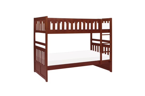 Rowe Dark Cherry Twin/Twin Bunk Bed and Chest