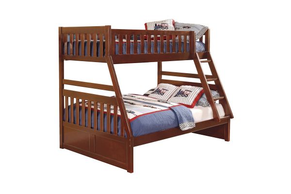 Rowe Dark Cherry Twin/Full Bunk Bed